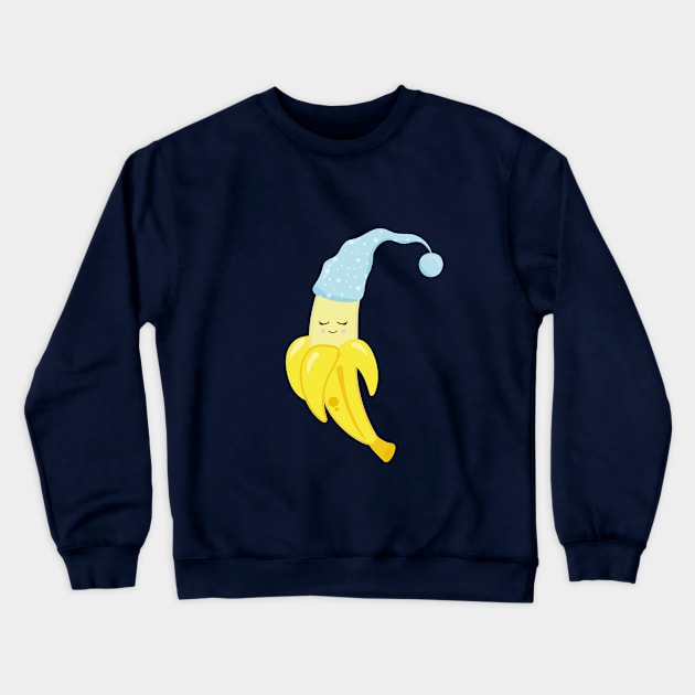 Cute Kawaii Banana Crewneck Sweatshirt by Tshirtiz